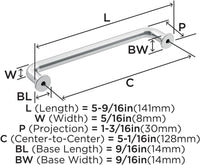 Factor 5-1/16'' cc Cabinet Pull BP36782