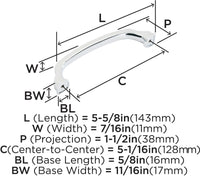 Revitalize 5-1/16'' cc Cabinet Pull BP55346