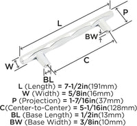 St. Vincent 5-1/16'' cc Cabinet Pull BP36644