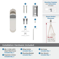 Unison Contemporary Single Prong Wall Hook HBX37012