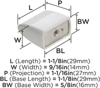 Riva 1-1/8'' Length Cabinet Knob BP55360