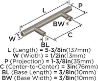 Bar Pulls 3'' cc Cabinet Pull BP19010