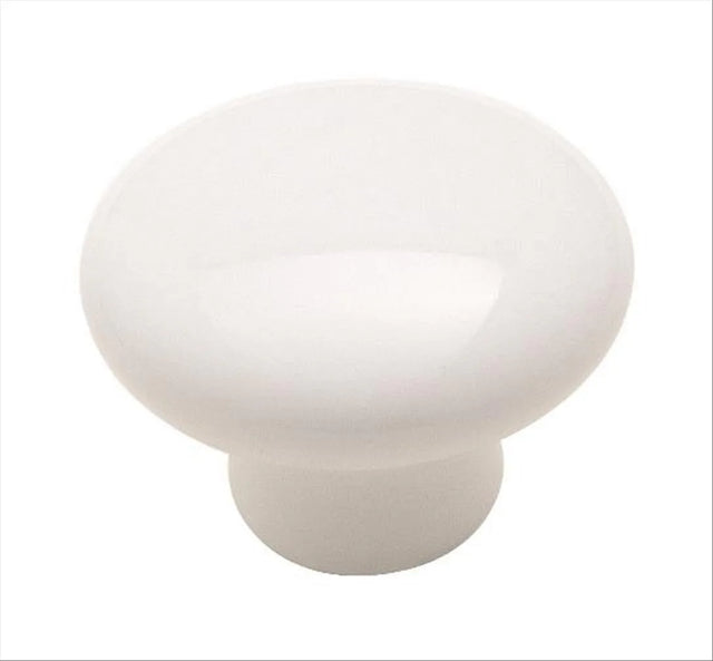 Everyday Heritage 1-1/4'' diam White Cabinet Knob 232WHT