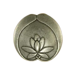 3'' Asian Lotus Flower Knob 2265