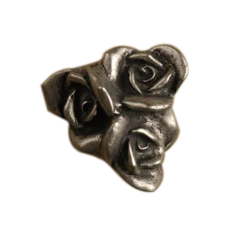 Three Rose Cluster Knob 351
