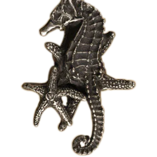 Seahorse/Starfish Cluster Knob 394-1