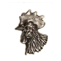 Rooster Head-Lft Knob 447