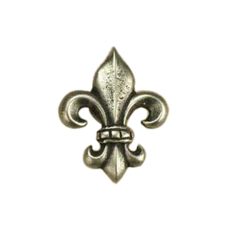 Fleur-de-Lis-Med Knob 561