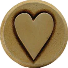 Hearts Knob 7031