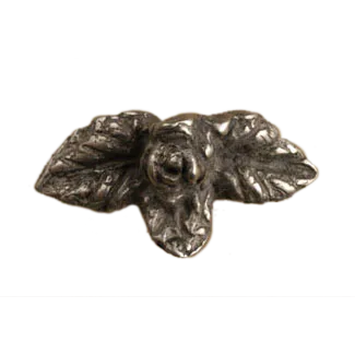 Rose w/Leaves-Sm Knob 821