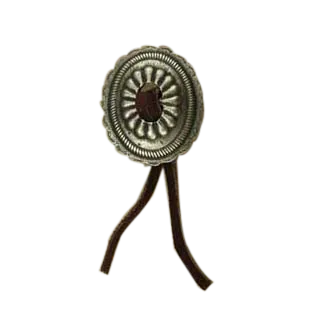 Concho w/Leather-Sm Knob 881