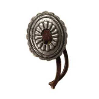 Concho w/Leather-Lg Knob 882