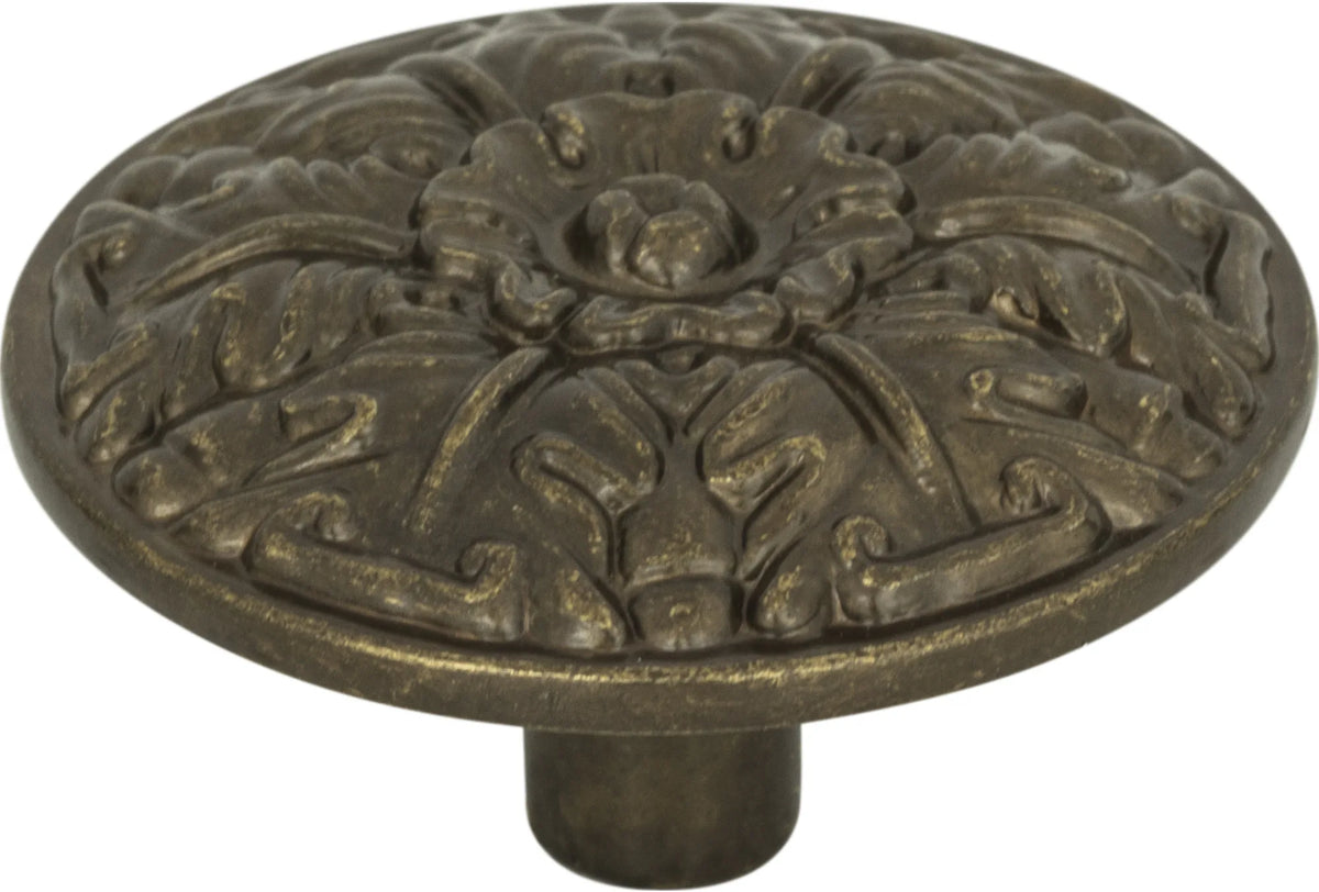Hammered Medallion Knob 1 1/2''