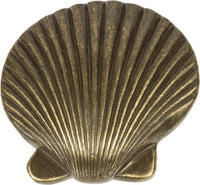 Nautical/Ocean Clamshell Knob 2'' Burnished Bronze 143-BB