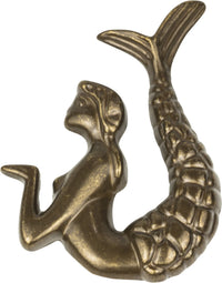 Nautical/Ocean Mermaid Knob Right 2 1/2'' Burnished Bronze 190R-BB