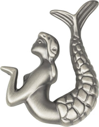 Nautical/Ocean Mermaid Knob Right 2 1/2'' Pewter 190R-P