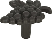 Nature Vineyard Grapes Knob 2'' Aged Bronze 2173-O