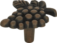 Nature Vineyard Grapes Knob 2'' Rust 2173-R
