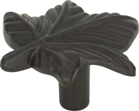 Nature Vineyard Leaf Knob 2'' Aged Bronze 2203-O