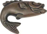 Nautical/Ocean Fish Knob 2 1/4'' Rust 2204-R