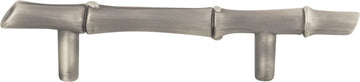 Nature Bamboo Pull 3'' cc Pewter 2231-NO