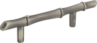 Nature Bamboo Pull 3'' cc Pewter 2231-NO