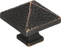 Craftsman Square Knob 1 1/4'' Venetian Bronze 2237-VB