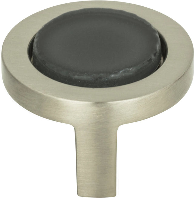 Spa Black Round Knob 1 1/4''