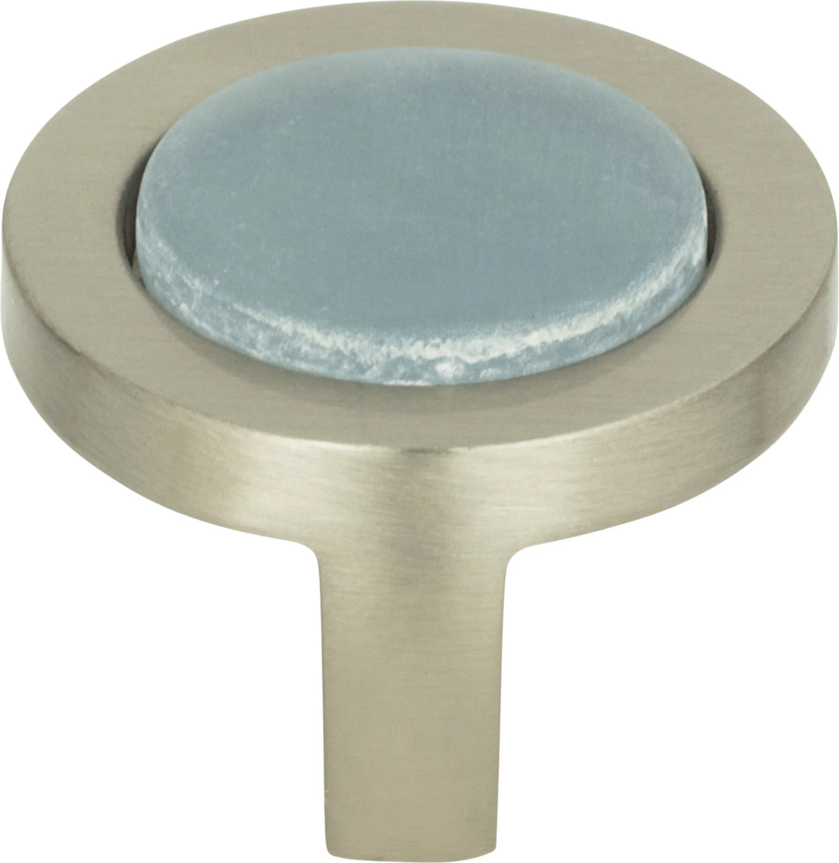 Spa Blue Round Knob 1 1/4''