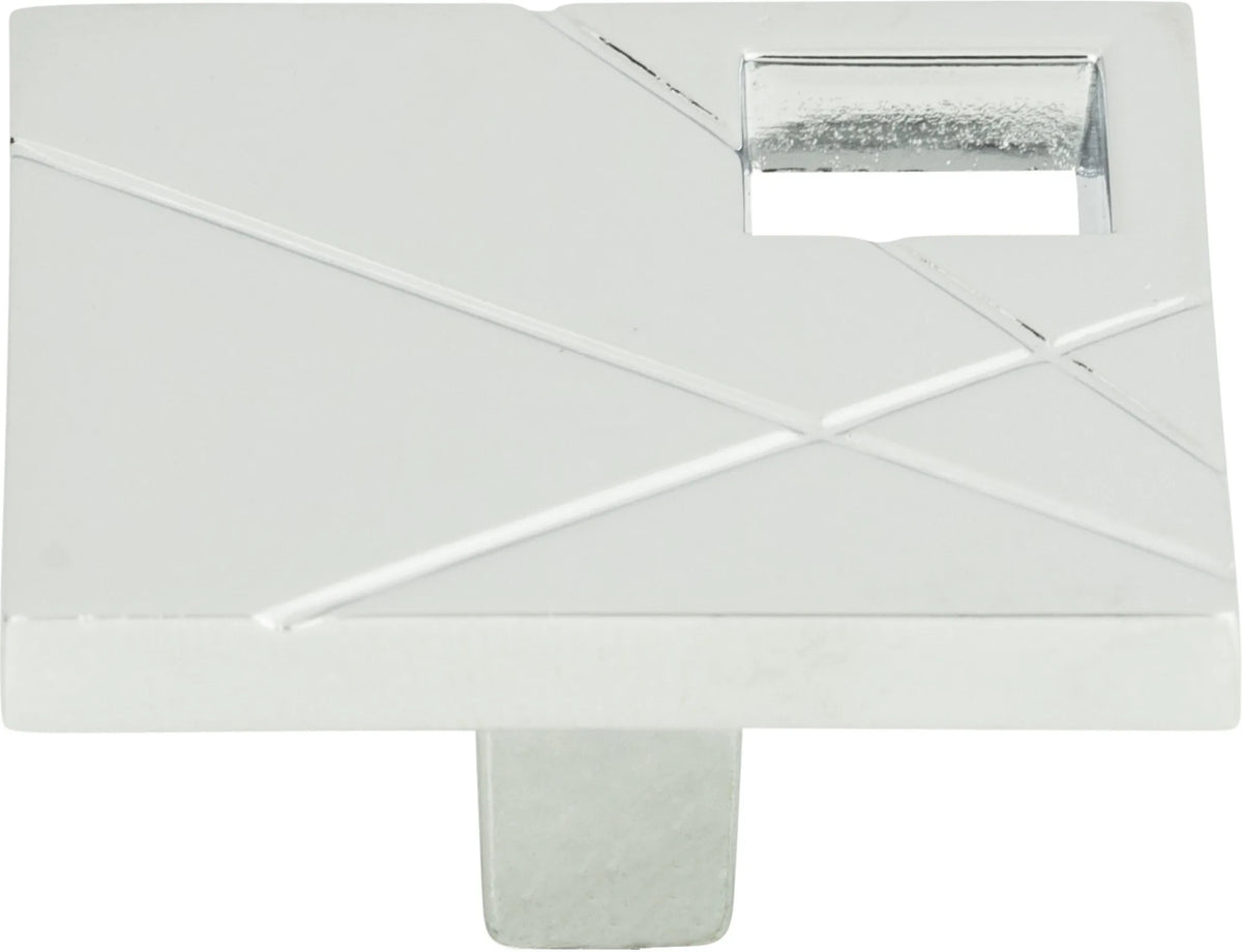 Modernist Right Square Knob 1 1/2'' Polished Chrome 251R-CH