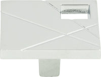 Modernist Right Square Knob 1 1/2'' Polished Chrome 251R-CH