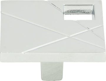 Modernist Right Square Knob 1 1/2'' Polished Chrome 251R-CH