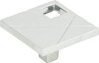 Modernist Right Square Knob 1 1/2'' Polished Chrome 251R-CH