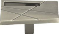 Modernist Left Knob 1 3/4'' Brushed Nickel 252L-BRN