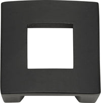 Centinel Square Knob 1 1/4'' cc Matte Black 255-BL