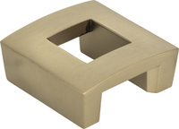 Centinel Square Knob 1 1/4'' cc Champagne 255-CM