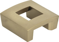 Centinel Square Knob 1 1/4'' cc Champagne 255-CM