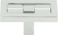 Nobu Rectangle Knob 1 3/4'' Polished Chrome 261-CH