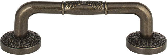 Hammered Medallion Pull 3'' cc Burnished Bronze 264-BB