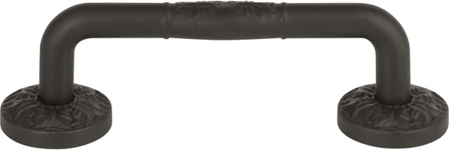 Hammered Medallion Pull 3'' cc Aged Bronze 264-O