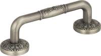 Hammered Medallion Pull 3'' cc Pewter 264-P