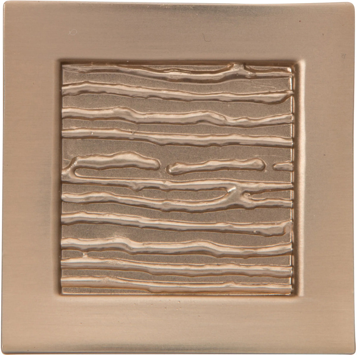 Primitive Square Knob 1 1/2'' Champagne 270-CM