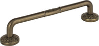 Hammered Medallion Pull 5'' cc Burnished Bronze 277-BB
