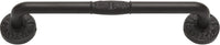 Hammered Medallion Pull 5'' cc Aged Bronze 277-O