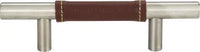 Zanzibar Brown Leather Pull 3'' cc