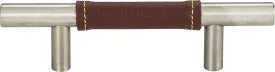 Zanzibar Brown Leather Pull 3'' cc