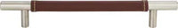 Zanzibar Brown Leather Pull 6 5/16'' cc