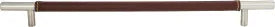 Zanzibar Brown Leather Pull 11 5/16'' cc