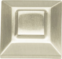 Trocadero Small Square Knob 1'' Brushed Nickel 283-BRN