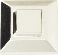 Trocadero Small Square Knob 1'' Polished Nickel 283-PN